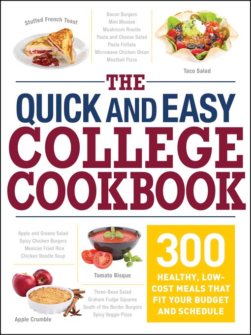 Cover image for The Quick and Easy College Cookbook
